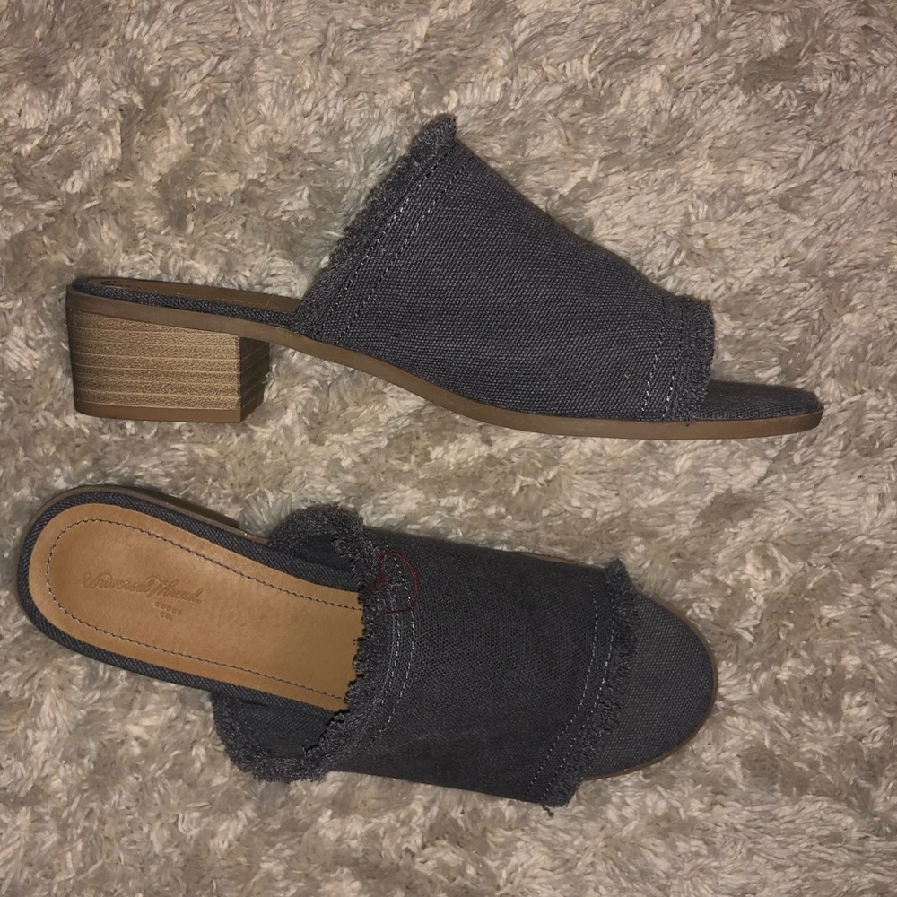 Frayed heels